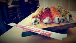 Sushi Jin Next Door rolls